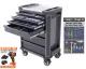 Tech Series Starter Professional Technician Roller Cabinet Tool Kit - 230pc - Metric Only - Diamond Black (BONUS EVA)